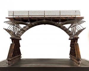 Modèle d’une arche du pont des Arts, 1800 Bois et fer partiellement doré 62 x 101,5 x 96,5 cm. © Eric Emo / Musée Carnavalet / Roger-Viollet
